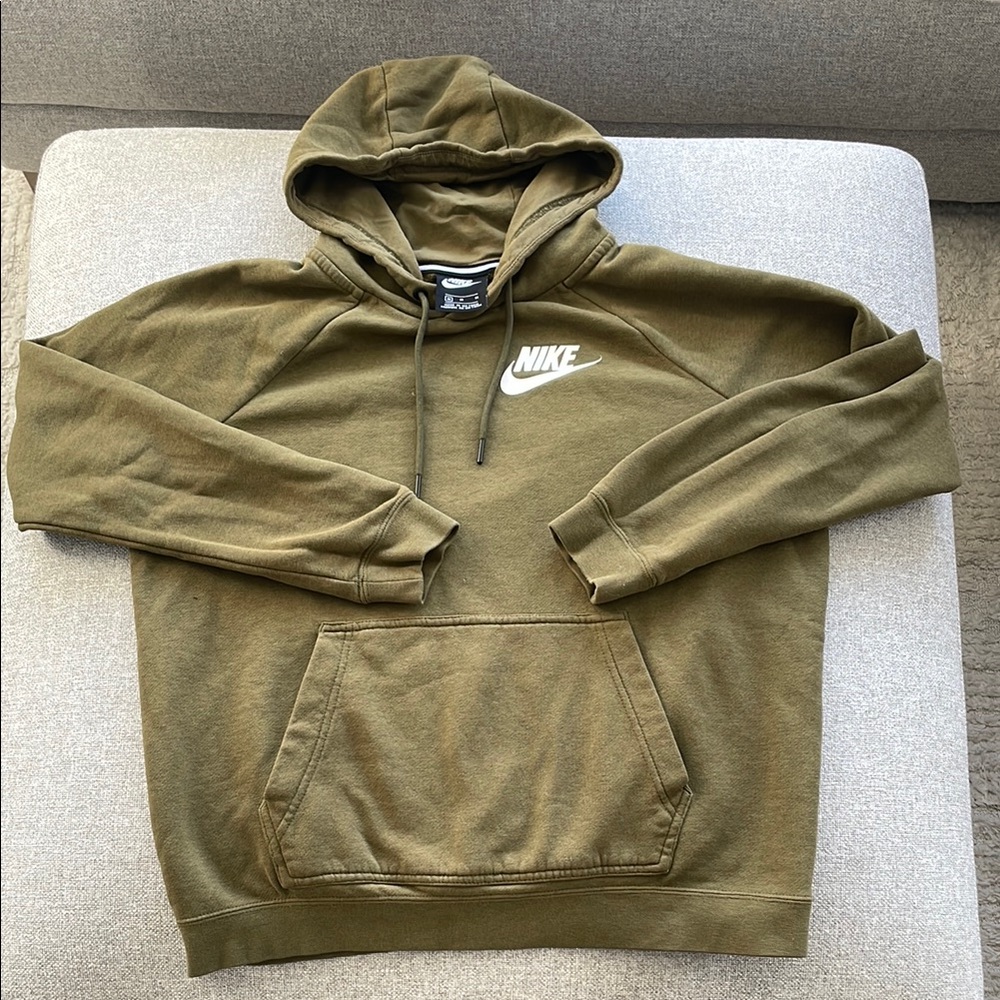 Nike Olive Green Hoodie